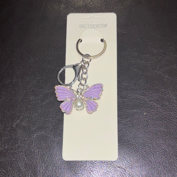 Accessories - Purple Butterfly Keychain